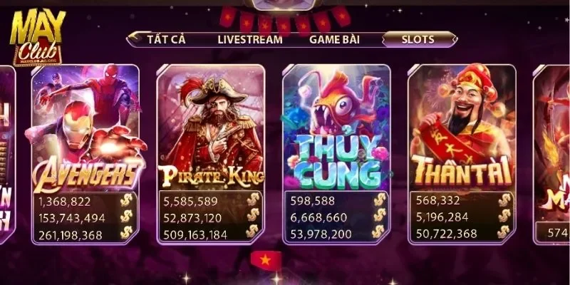 Thể loại giải trí slot game với mức thưởng lớn